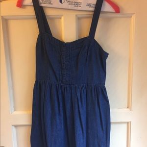 Blue Jean Strap Dress